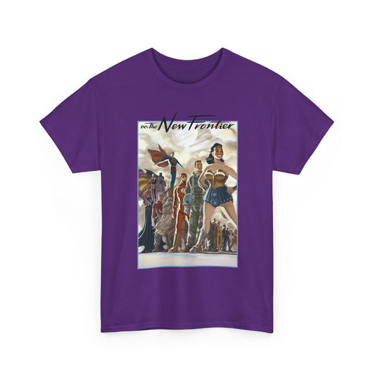 DC: The New Frontier T-Shirt - Darwyn Cooke Art - Superman, Wonder Woman, Flash, Batman - DC Comics