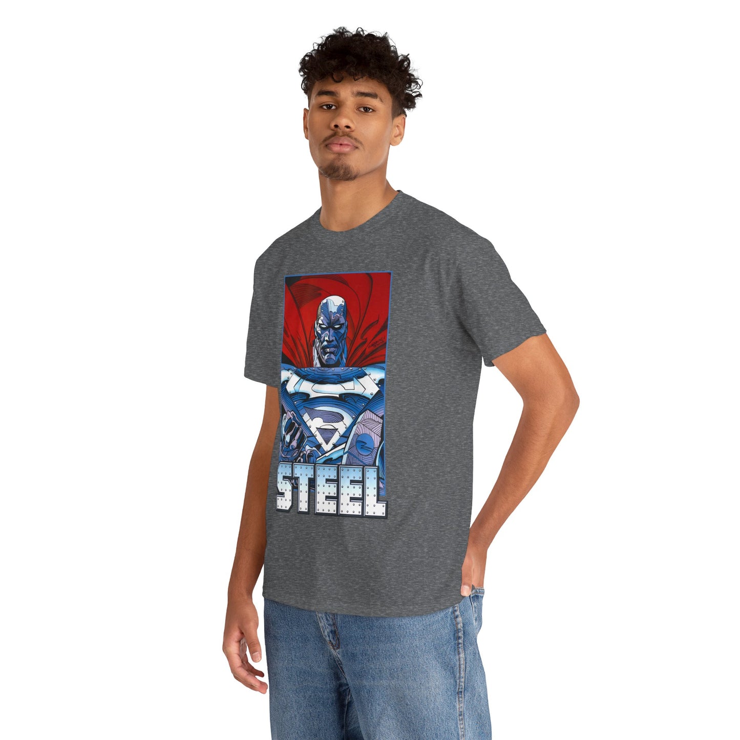 Steel T-Shirt - Superman Family - Reign of the Supermen - John Henry Irons - Steelworks - DC Comics