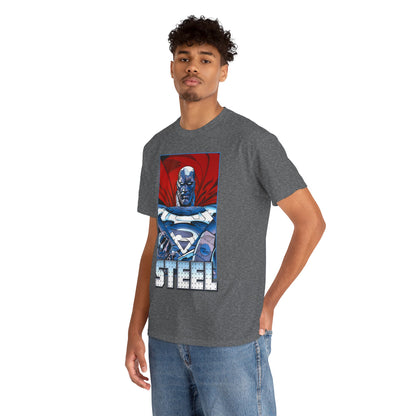 Steel T-Shirt - Superman Family - Reign of the Supermen - John Henry Irons - Steelworks - DC Comics