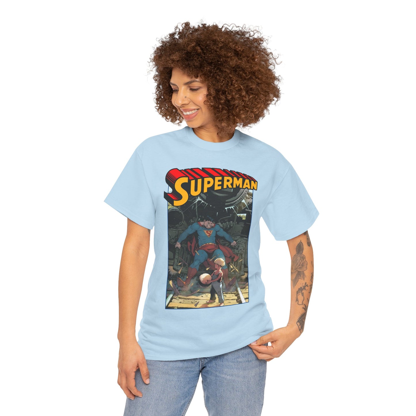 Superman T-Shirt - Patrick Gleason Art - Action Comics #1000 Story - Man of Steel - DC Comics
