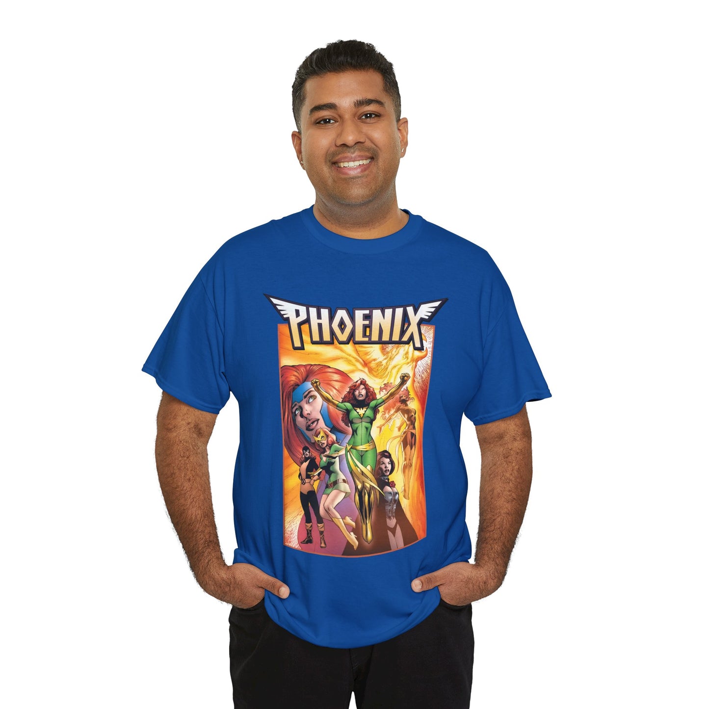 Phoenix T-Shirt - Alan Davis Art - Jean Grey, Marvel Girl, Black Queen, Dark Phoenix - X-Men Founding Member - Marvel Comics