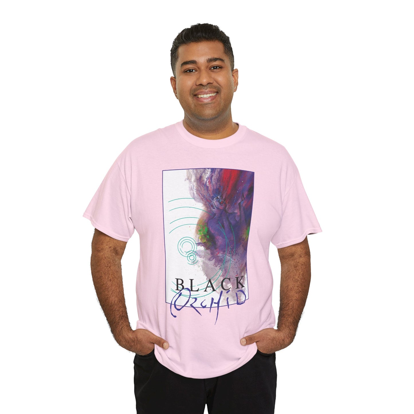 Black Orchid T-Shirt - Dave McKean Art - Neil Gaiman 1980s Story - DC/Vertigo Comics