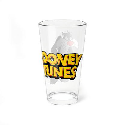 Sylvester J. Pussycat Sr. Pint Glass, 16oz - Looney Tunes - Merrie Melodies - Beloved Cartoon Icon - Sufferin' Succotash!
