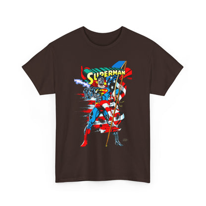 Cyborg Superman T-Shirt - Dan Jurgens Art - Reign of the Supermen Enemy - 1990s Storyline After the Death of Superman - DC Comics