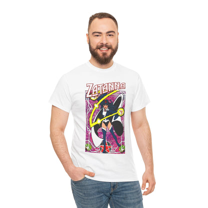 Zatanna T-Shirt - George Perez Postcard Art - Justice League Magic Member - JLA Satellite Era - DC Comics
