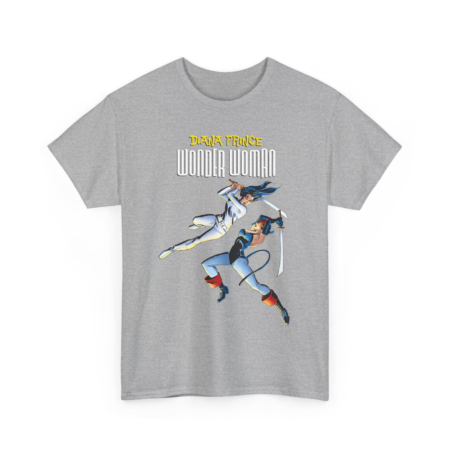 Diana Prince Wonder Woman  T-Shirt - From Diana's 1970s White Suit No-Powers Years - Bronze Age DC Comics