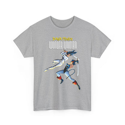 Diana Prince Wonder Woman  T-Shirt - From Diana's 1970s White Suit No-Powers Years - Bronze Age DC Comics