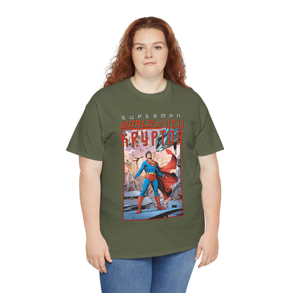 Superman World of New Krypton T-Shirt - Gary Frank Art - Popular DC Comics Storyline - Kal-El