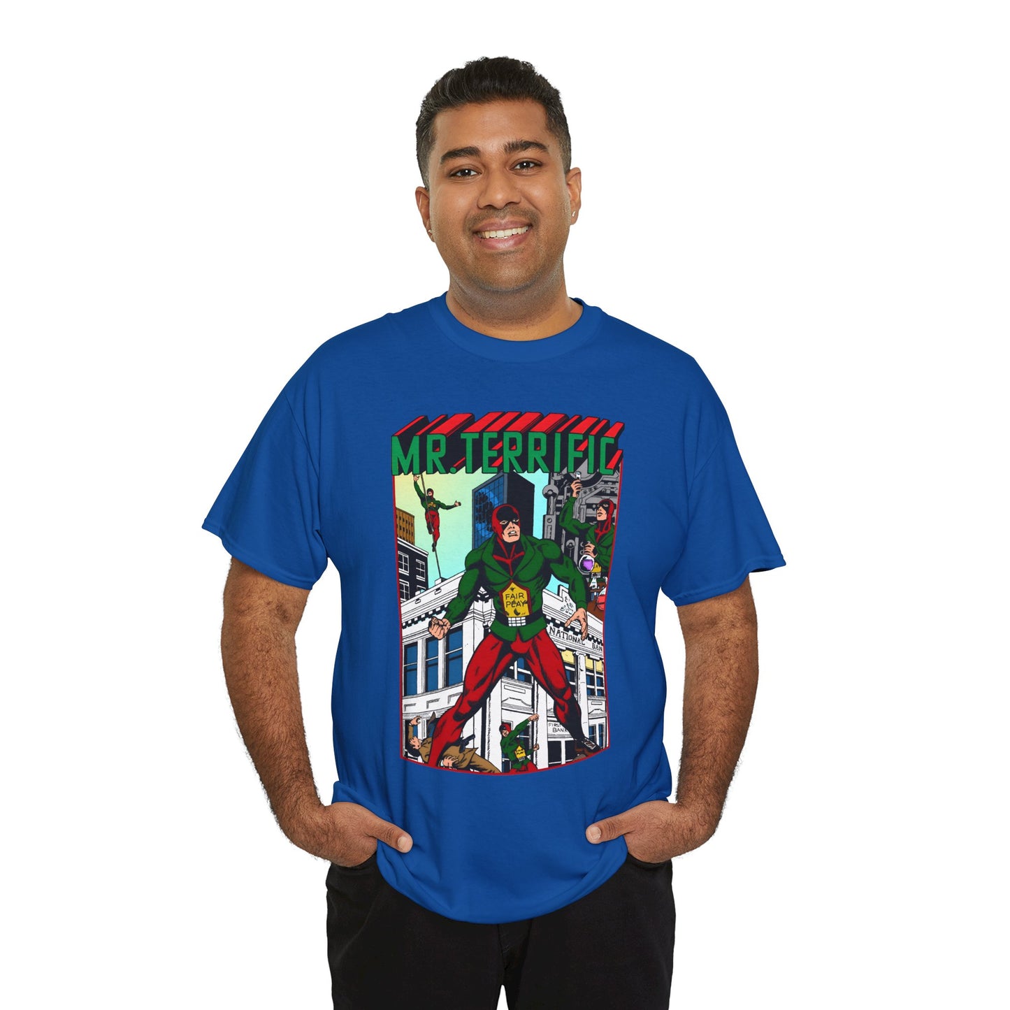 Mr Terrific T-Shirt - JSA Member - Golden Age Hero - DC Comics