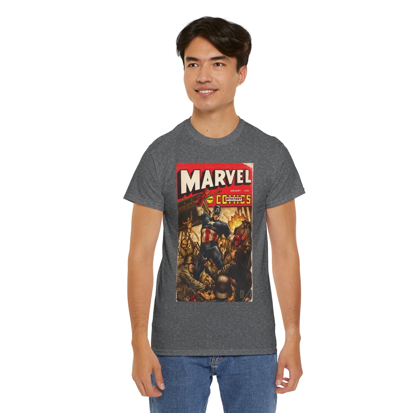Marvel Comics #1000 T-Shirt - Captain America Cover Art - Marvel Comics