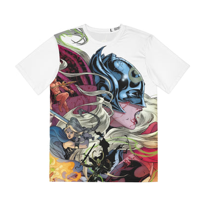Thor All Over Print Tee (Polyester) - Russell Dauterman Art - Loki, Valkyrie - Marvel Comics