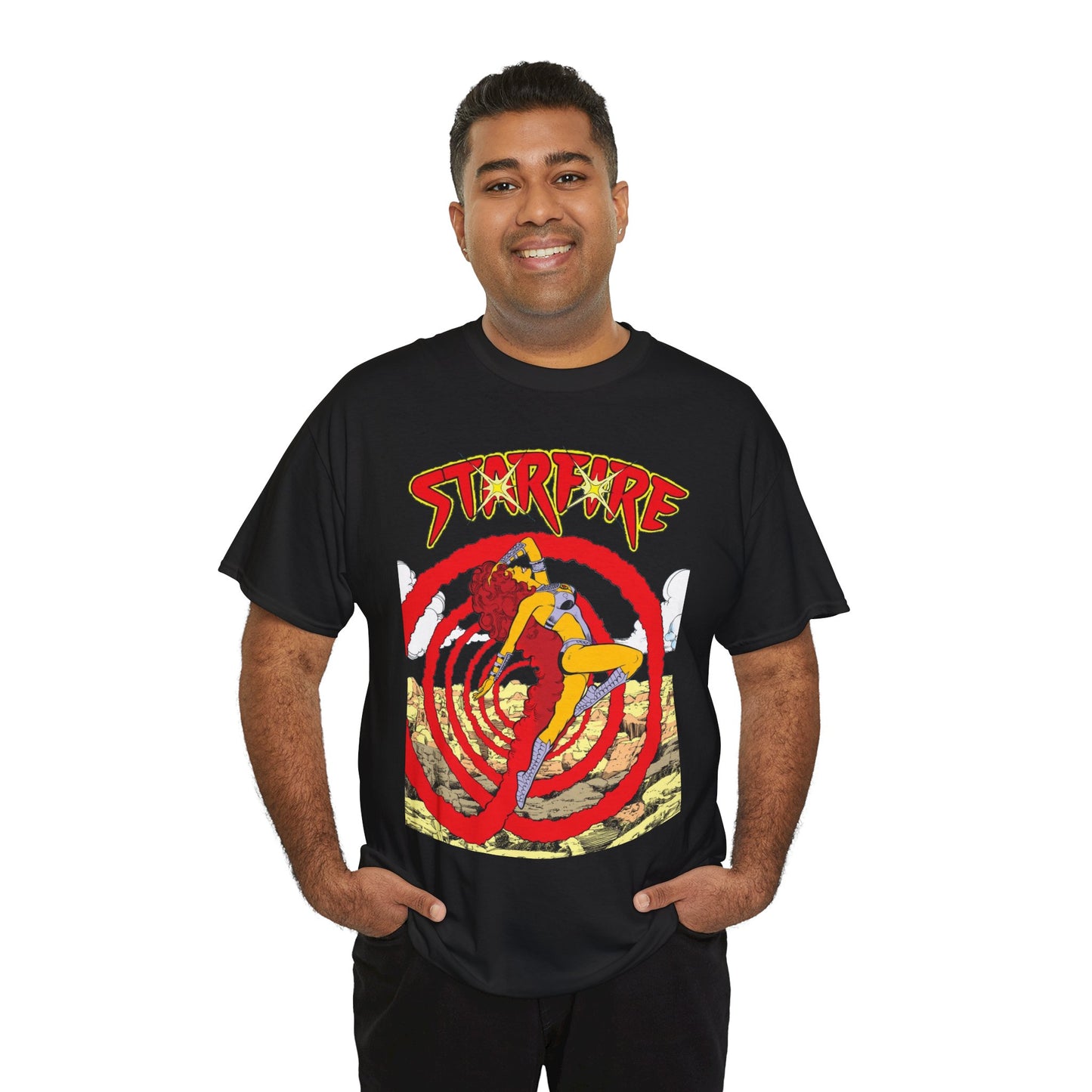 Starfire T-Shirt - George Perez Art - New Teen Titans Member - DC Comics - Koriand'r, Princess from Tamaran