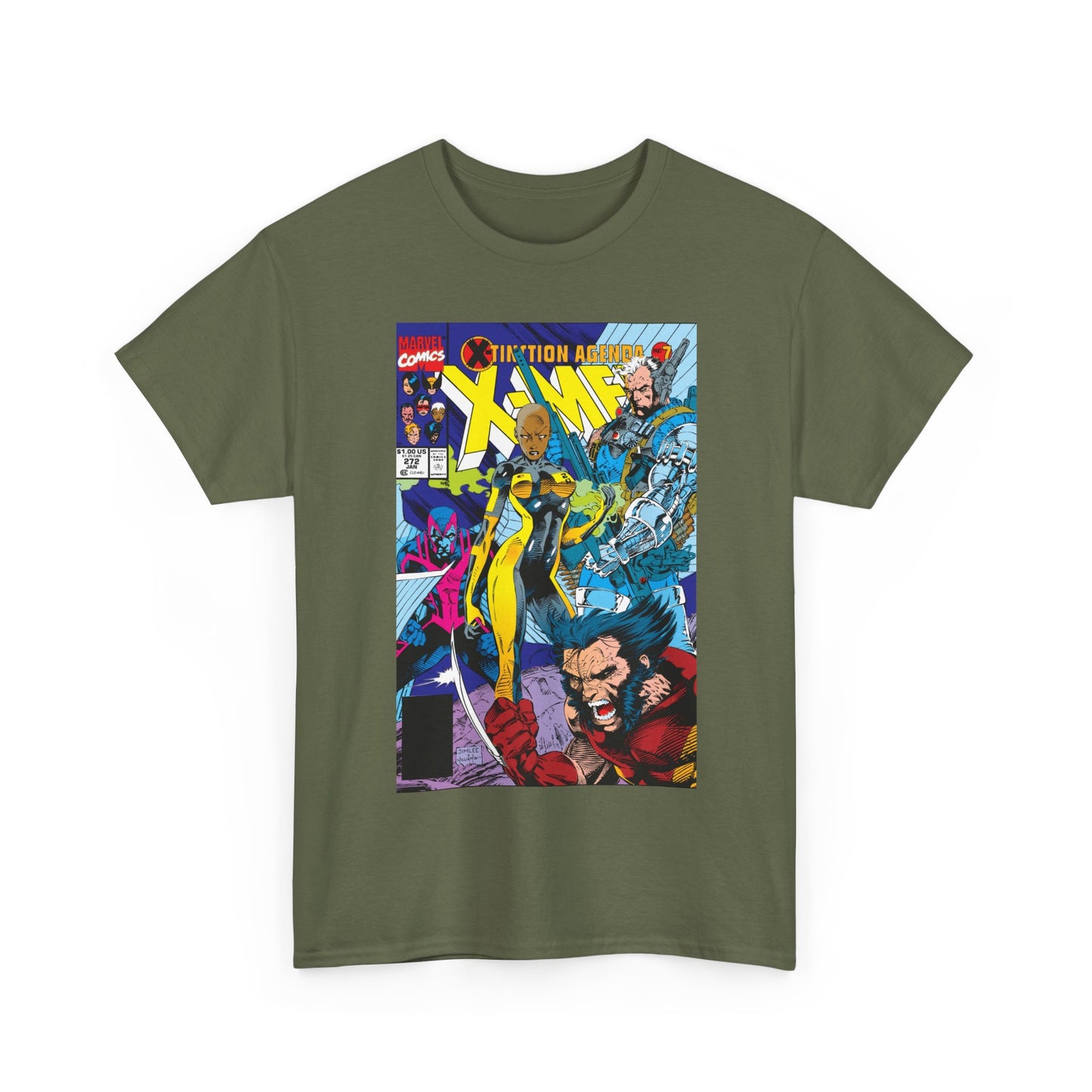 Uncanny X-Men #272 T-Shirt - Jim Lee Art - Marvel Comics