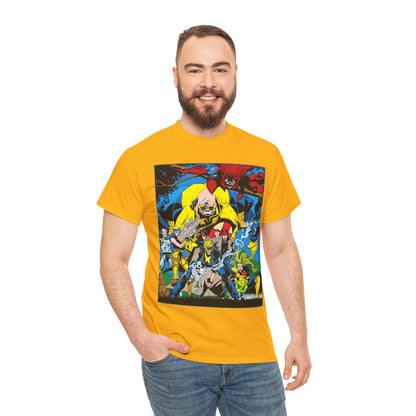 X-Factor T-Shirt - Joe Quesada Art - Havok, Polaris, Strong Guy, Jamie Madrox, Quicksilver - Mutant Team - Marvel Comics