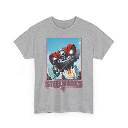 Steelworks T-Shirt - Jon Bogdanove Art - John Henry Irons - Superman Family - DC Comics
