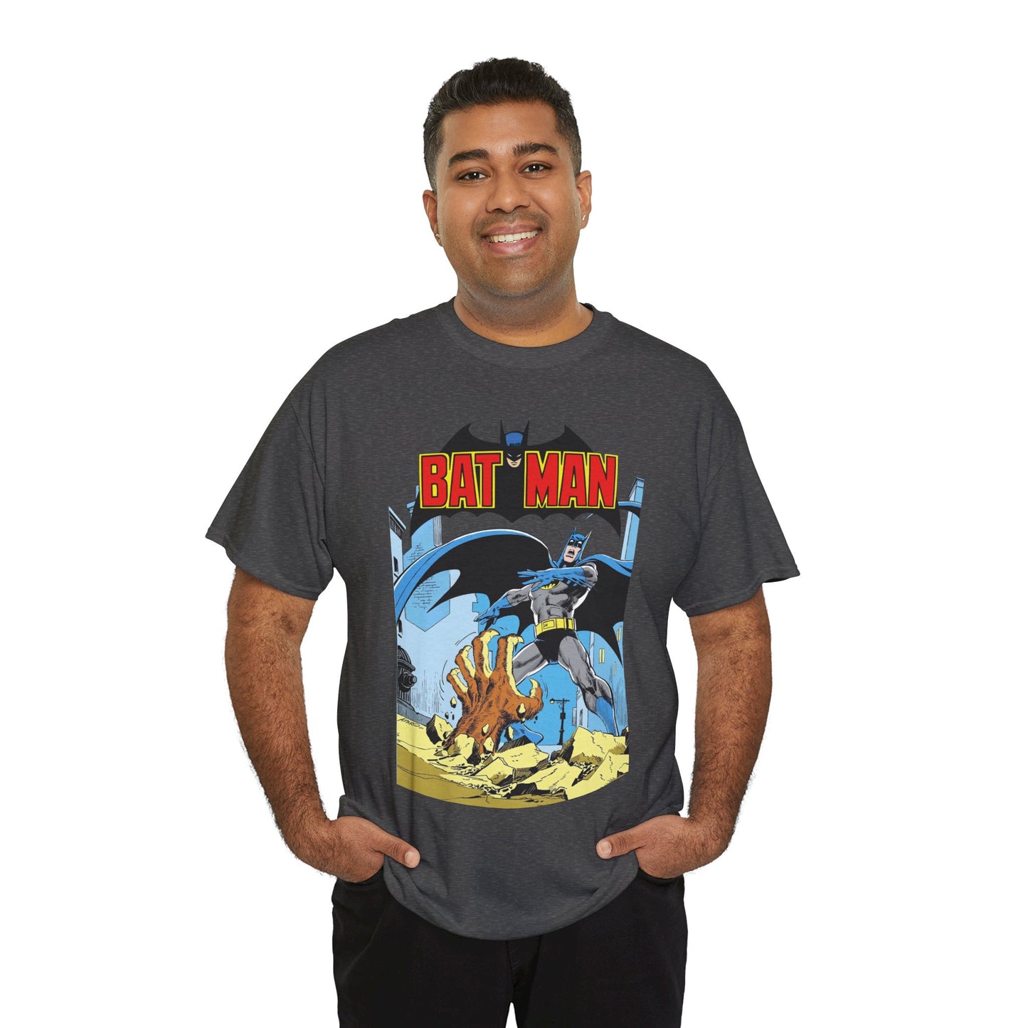 Batman T-Shirt - Jim Aparo Art - Bronze Age Art - Vs the Mole - DC Comics
