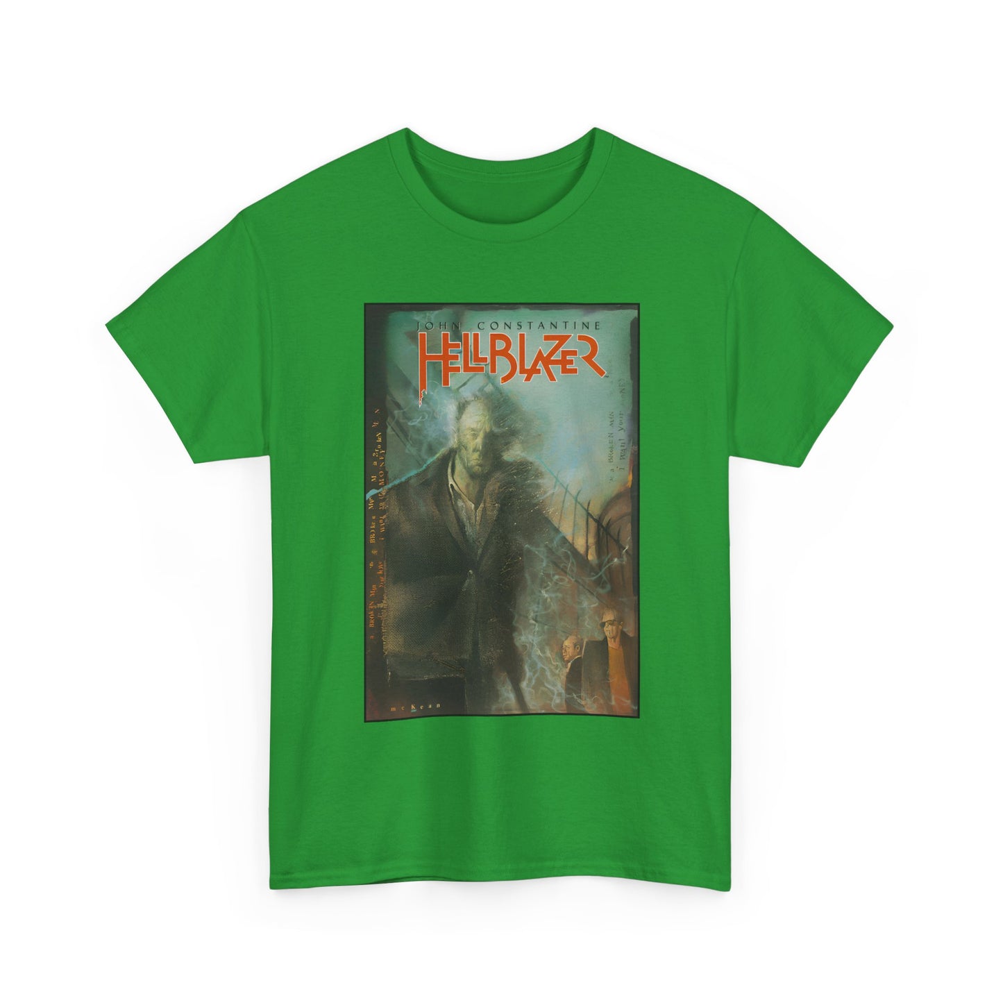 John Constantine Hellblazer T-Shirt - Dave McKean Art - #19 Cover - DC Comics, Vertigo Comics