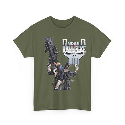 Punisher Vs Bullseye T-Shirt -Mike Deodato Jr Art - Marvel Comics