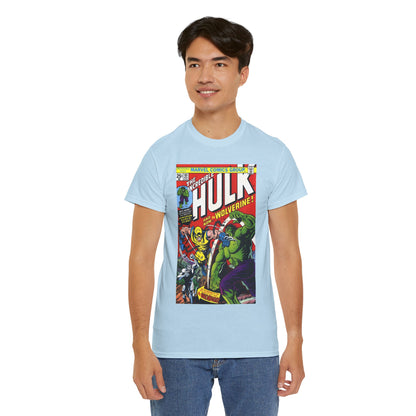 Incredible Hulk #181 T-Shirt - First Appearance of Wolverine - Vs The Wendigo - Marvel Comics