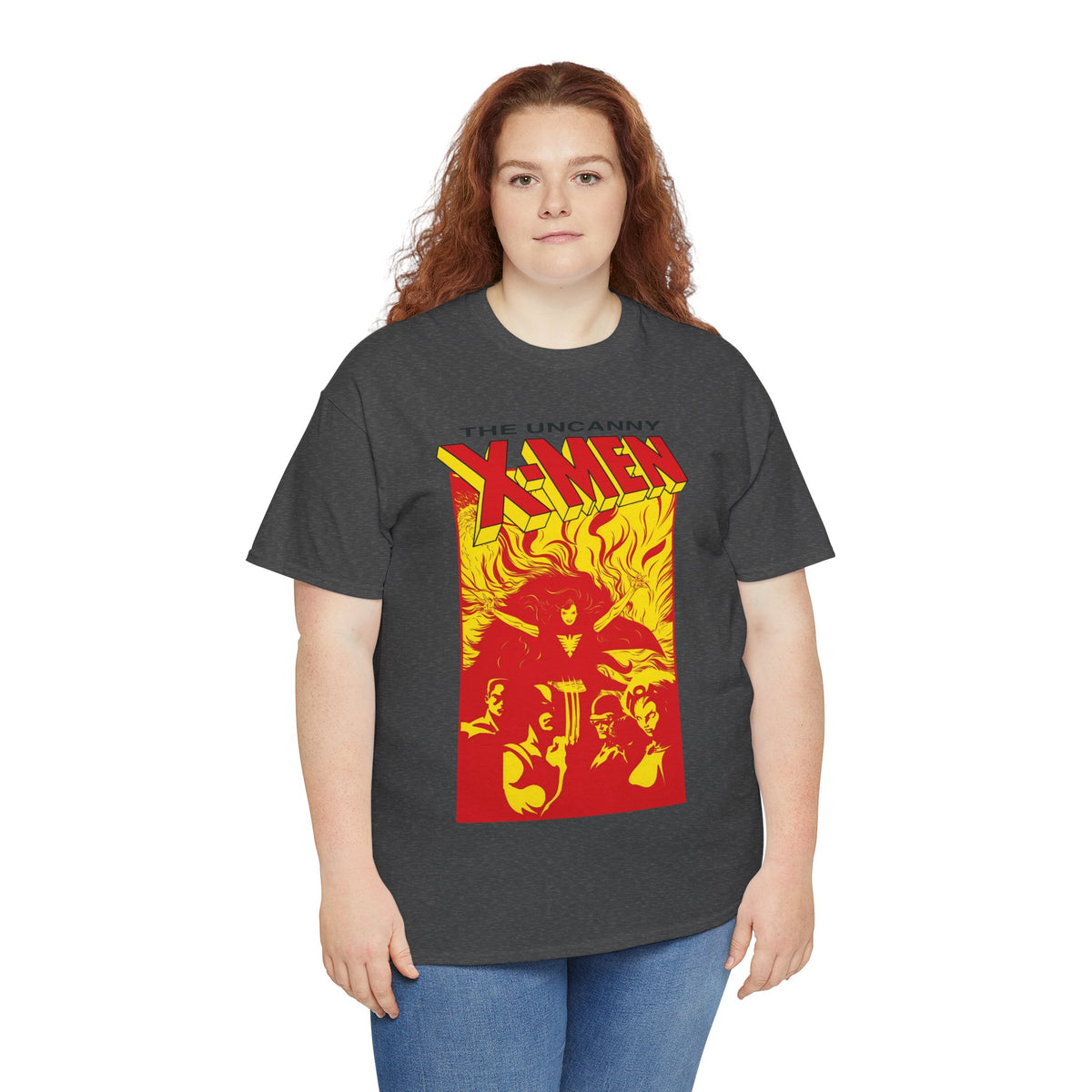 Uncanny X-Men T-Shirt - Steve Lightle Art - Dark Phoenix, Cyclops, Wolverine - Marvel Comics