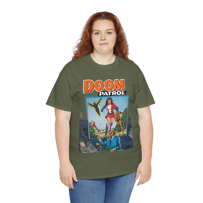 Doom Patrol T-Shirt - George Perez Art - Elasti-Girl, Robotman, Negative Man, The Chief - DC Comics Digest Cover Art