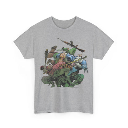 Batman T-Shirt - Daniel Warren Johnson Art - Vs The Mutant Gang from Frank Miller's The Dark Knight Returns - DC Comics