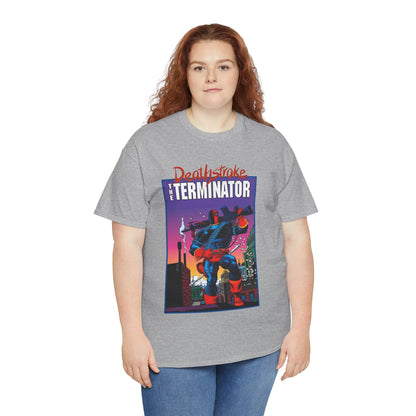 Deathstroke The Terminator T-Shirt - Mike Zeck Art - New Teen Titans Foe & Mercenary - Slade Wilson, Father of Jericho and Ravager - DC Comics - #1 Cover
