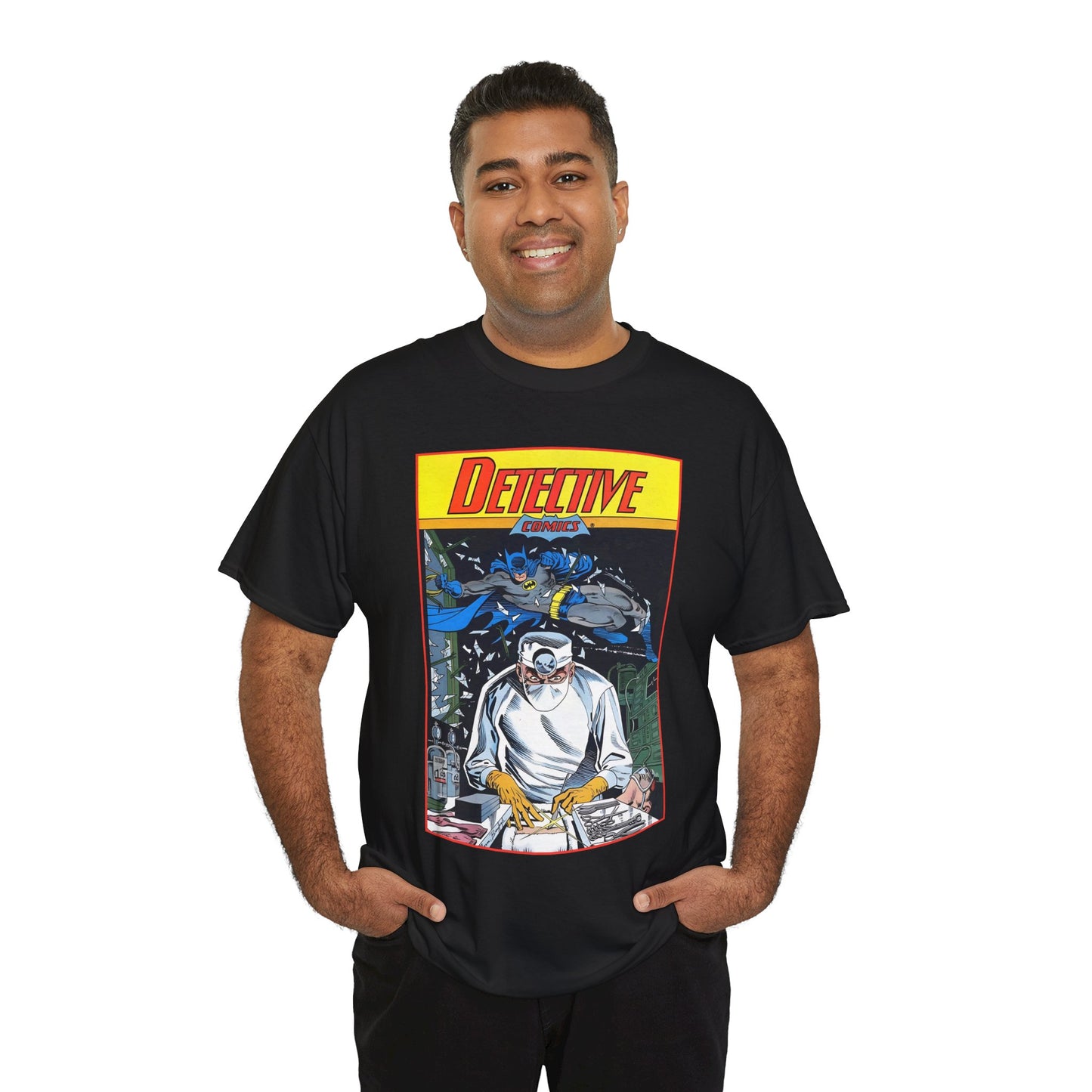 Detective Comics T-Shirt - Norm Breyfogle Art - Batman Vs Crime Doctor - DC Comics