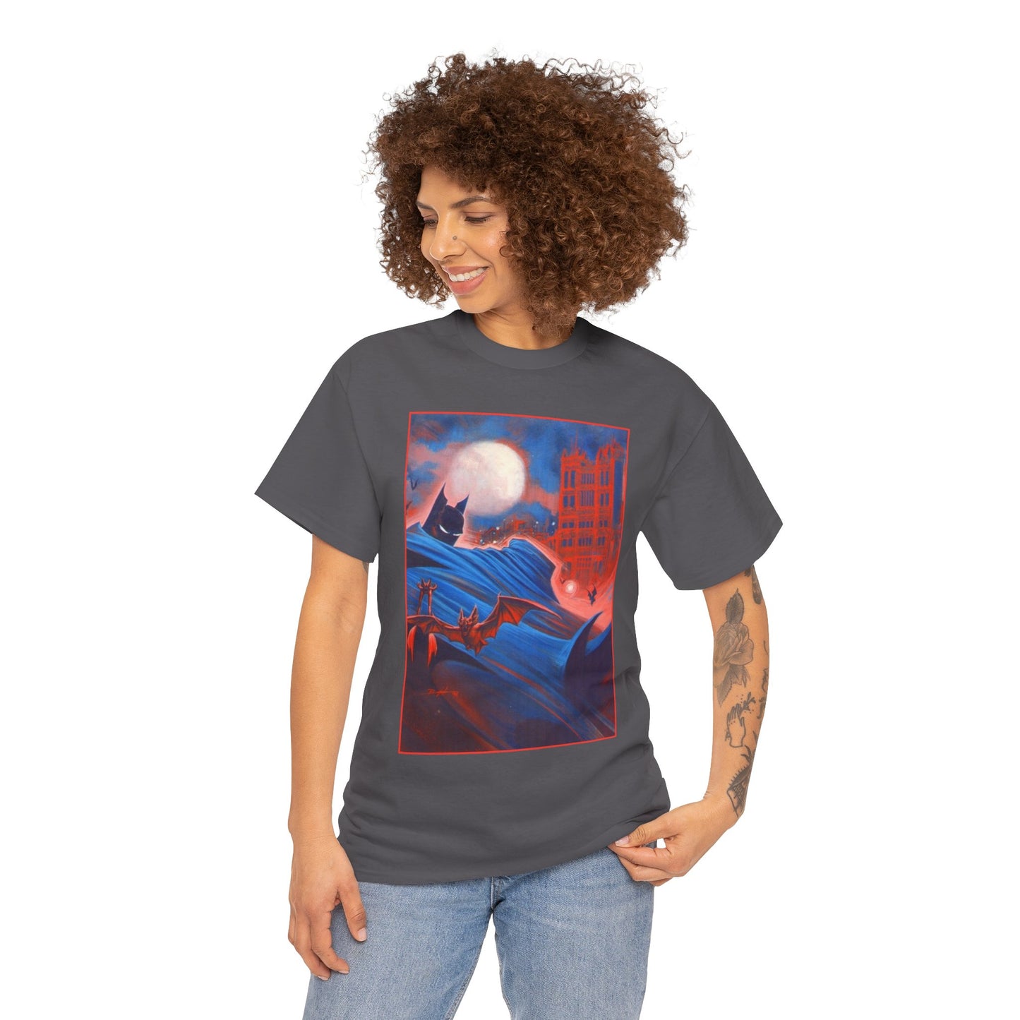 Batman Holy Terror T-Shirt - Norm Breyfogle Painted Promotional Art - Elseworlds - DC Comics