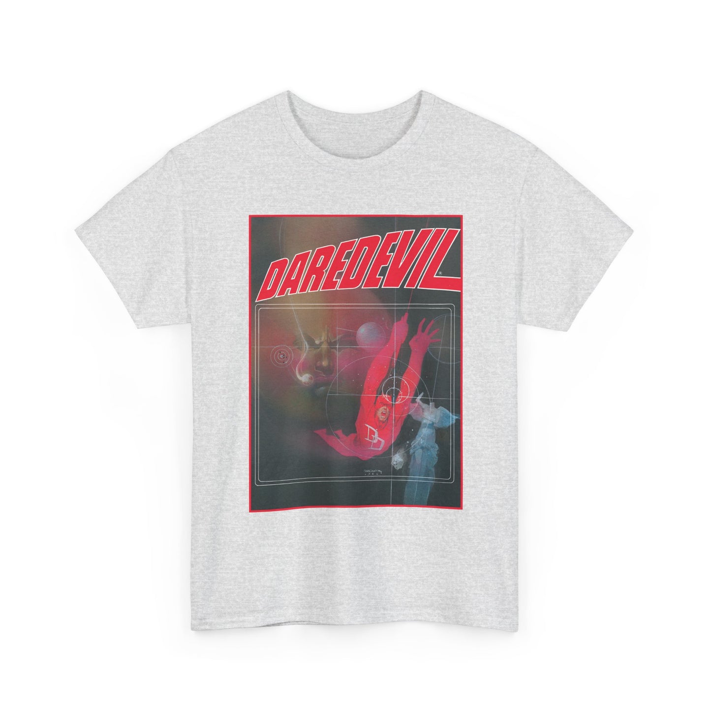 Daredevil T-Shirt - Bill Sienkiewicz Art - Marvel Graphic Novel Love & War - Vs Kingpin - Frank Miller Story