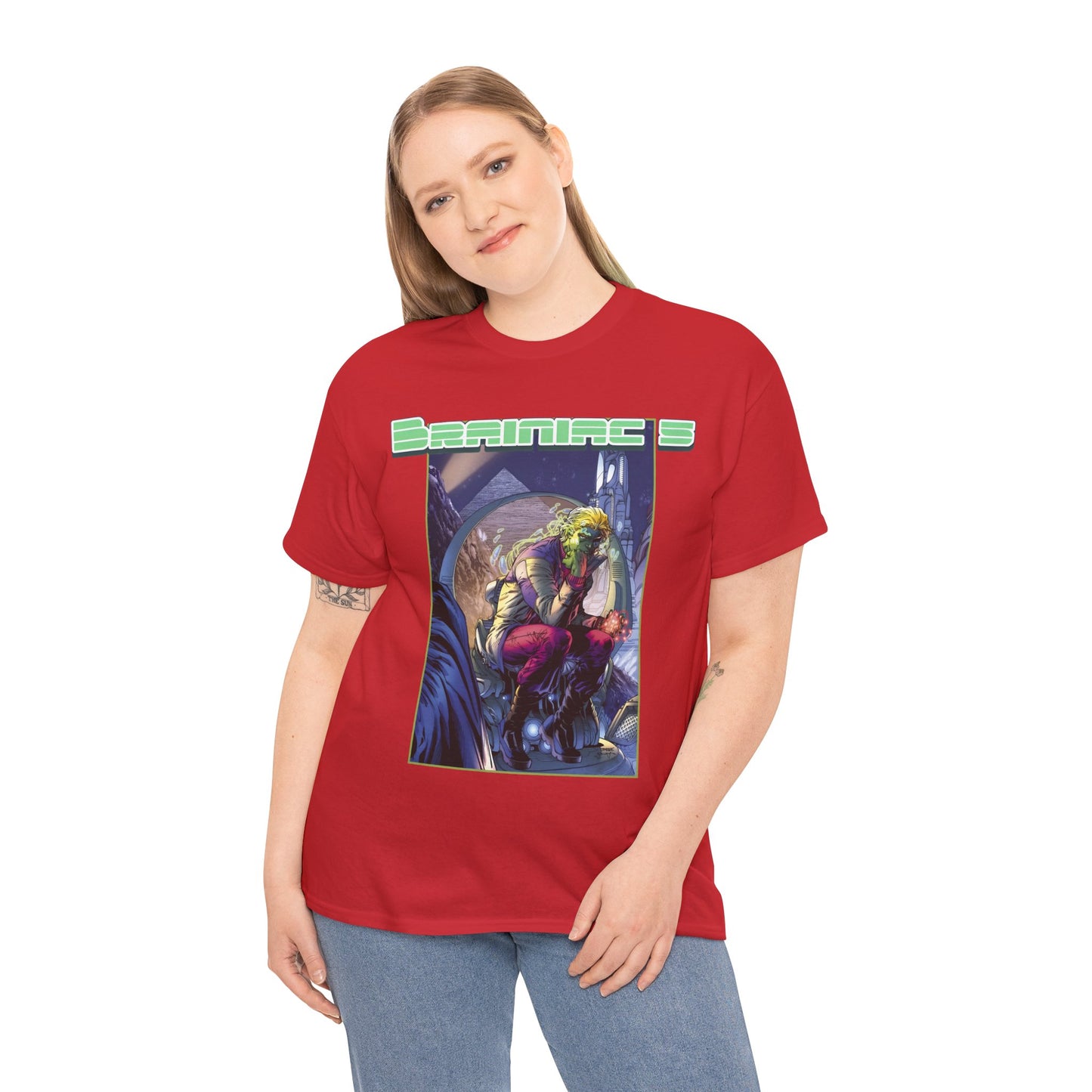 Brainiac 5 T-Shirt - Jim Lee Art - Legion of Super-Heroes Member - DC Comics