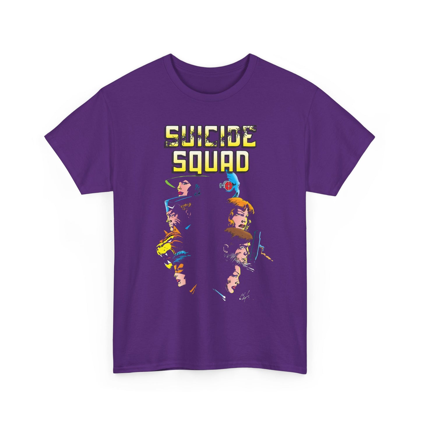 Suicide Squad T-Shirt - Howard Chaykin Art - Deadshot, Enchantress, Bronze Tiger, Captain Boomerang - DC Comics