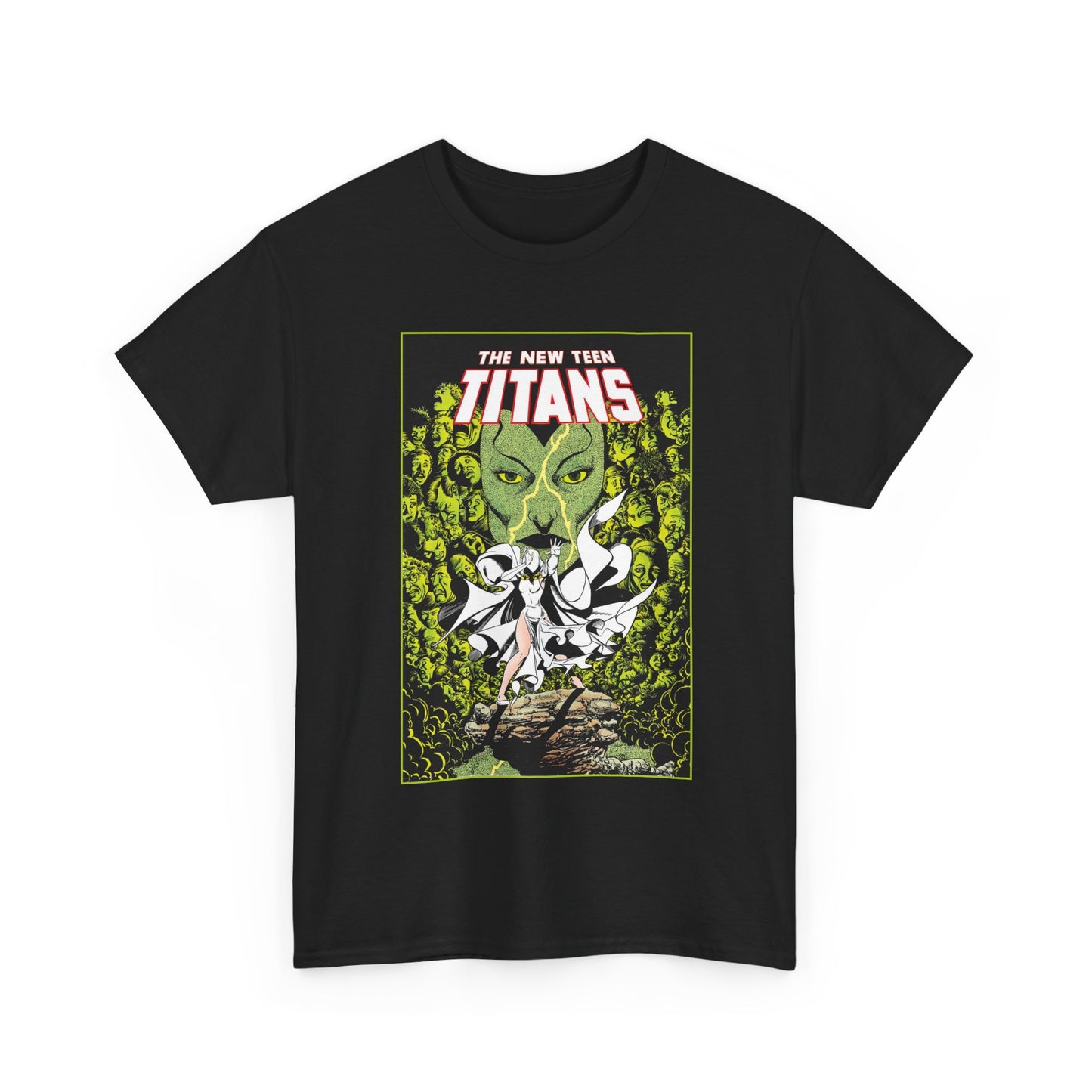 Raven T-Shirt - George Perez Art - New Teen Titans - Versus Phobia - White Raven Costume - DC Comics