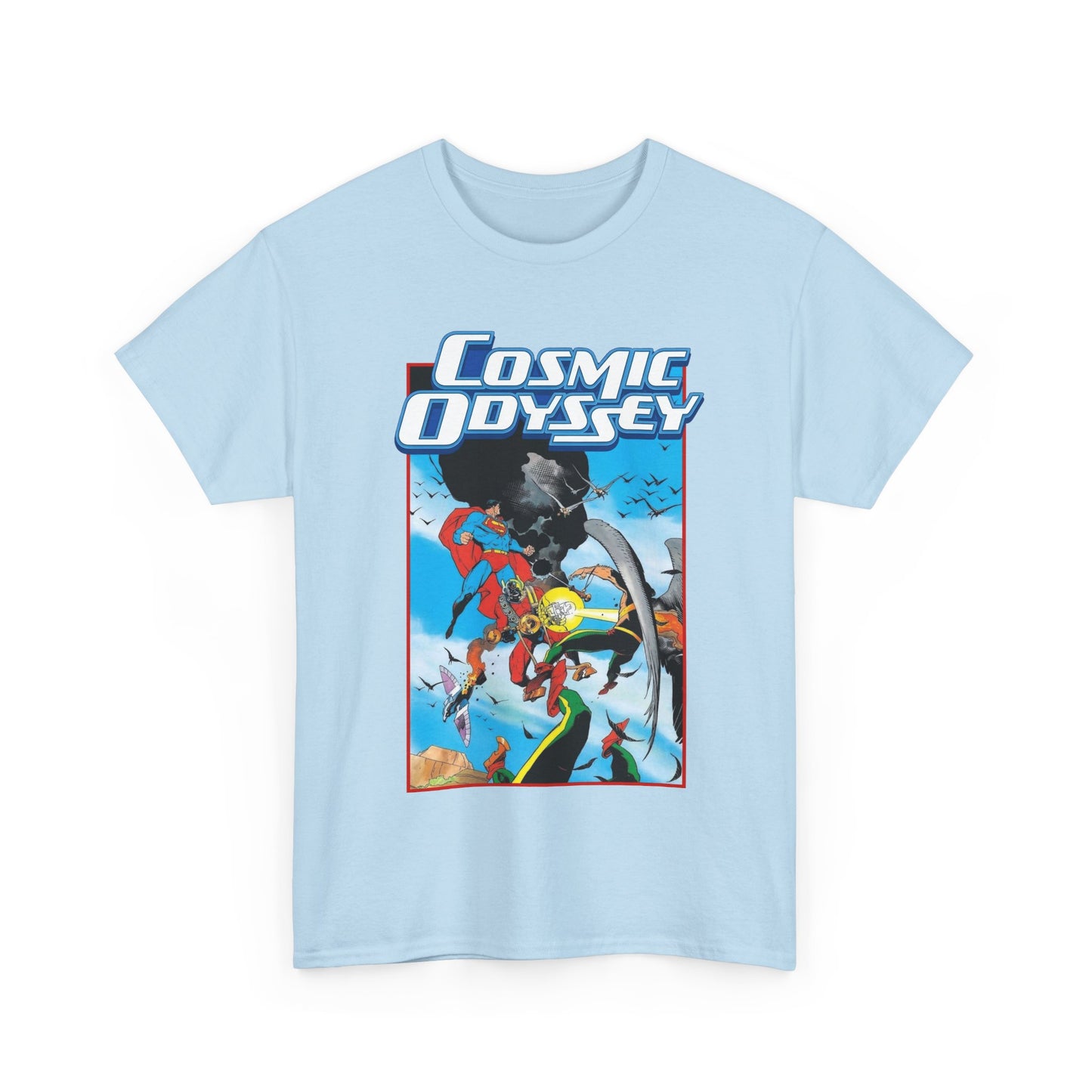 Cosmic Odyssey T-Shirt - Mike Mignola Art - Superman, Orion - DC Comics