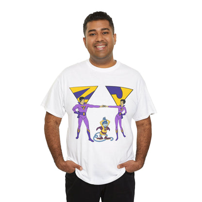 Wonder Twins T-Shirt - Super Friends - Zan & Jayna - Hanna-Barbera Cartoon - DC Comics
