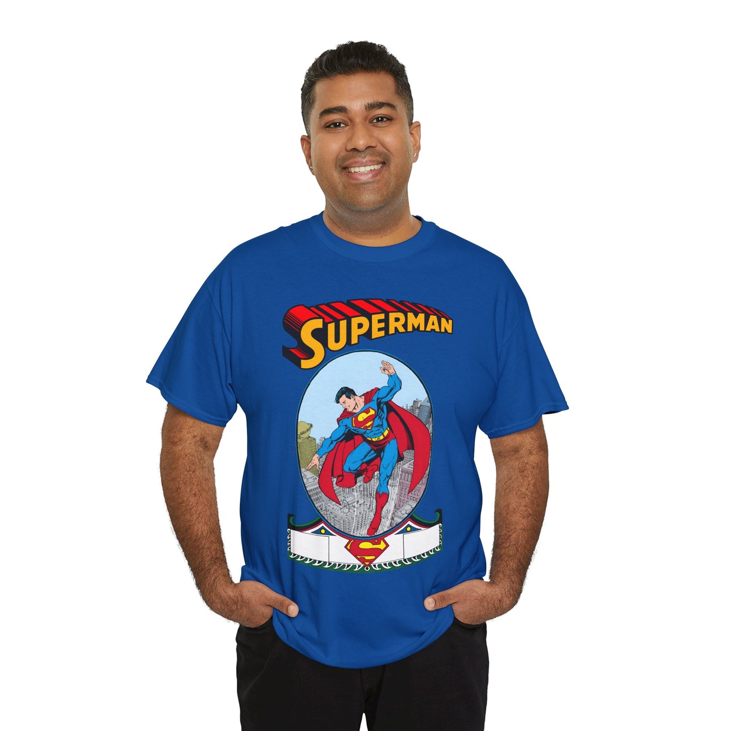 Superman T-Shirt - George Perez Art - #1 Homage Cover - Metropolis, Man of Steel, Daily Planet, Clark Kent - DC Comics