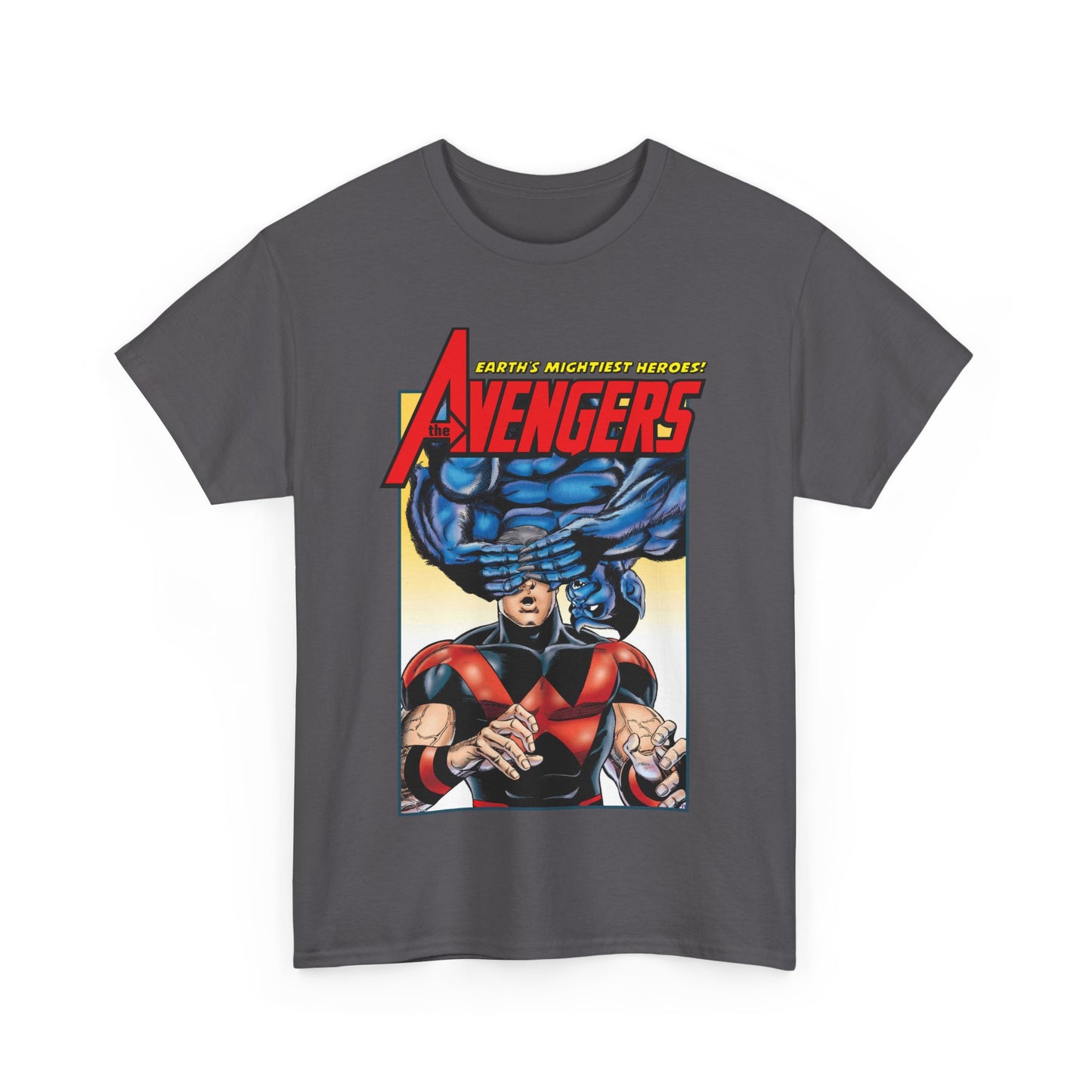 Avengers T-Shirt - George Perez Art - Wonder Man & Beast (Simon Williams & Hank McCoy) - Marvel Comics