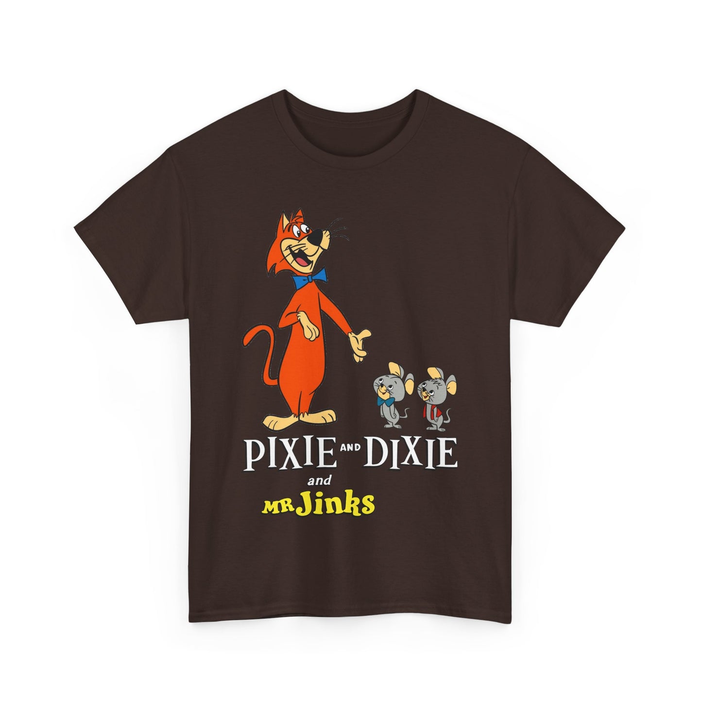 Pixie & Dixie & Mr Jinks T-Shirt - Classic Hanna-Barbera Saturday Morning Cartoon - I Hate Meeces to Pieces!
