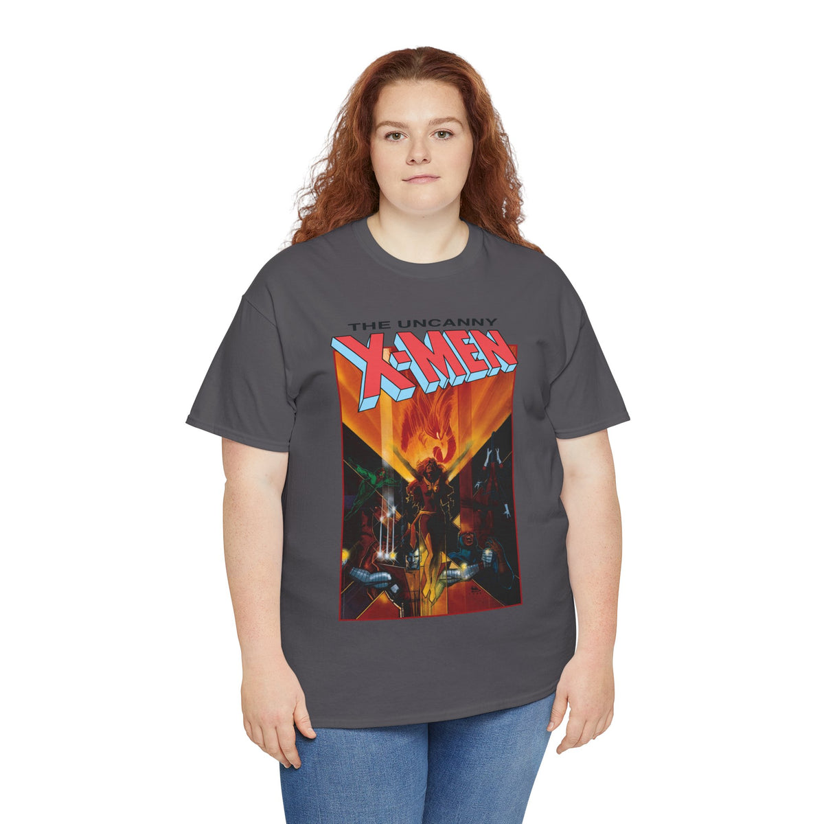 Uncanny X-Men T-Shirt - Bill Sienkiewicz Art - Phoenix, Cyclops, Colossus, Wolverine - Marvel Comics