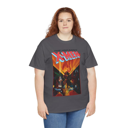 Uncanny X-Men T-Shirt - Bill Sienkiewicz Art - Phoenix, Cyclops, Colossus, Wolverine - Marvel Comics