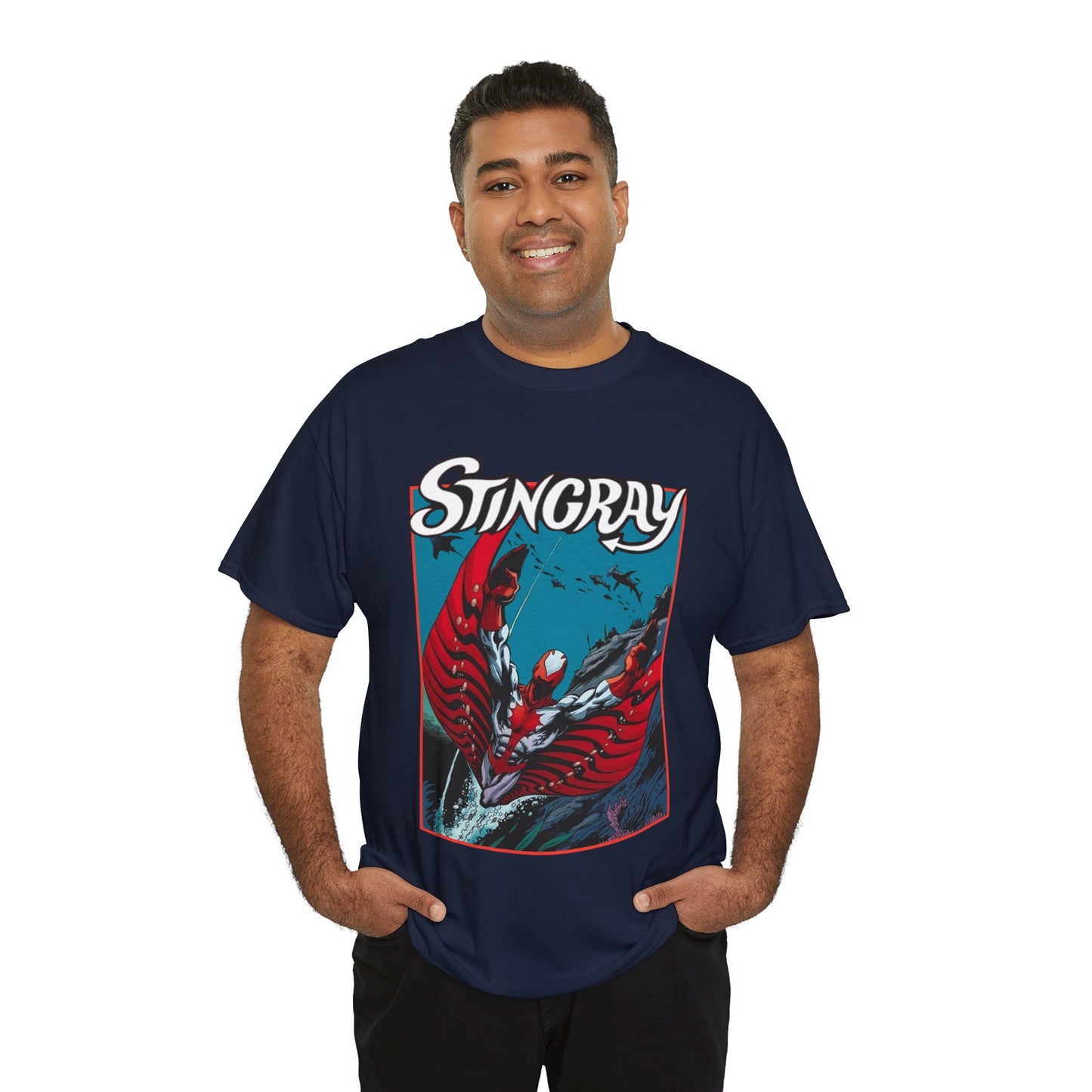 Stingray T-Shirt - Tales to Astonish First Appearance - Walter Newell - Avengers Member - Marvel Comics - Engineer, Oceanographer - Hydro-Base