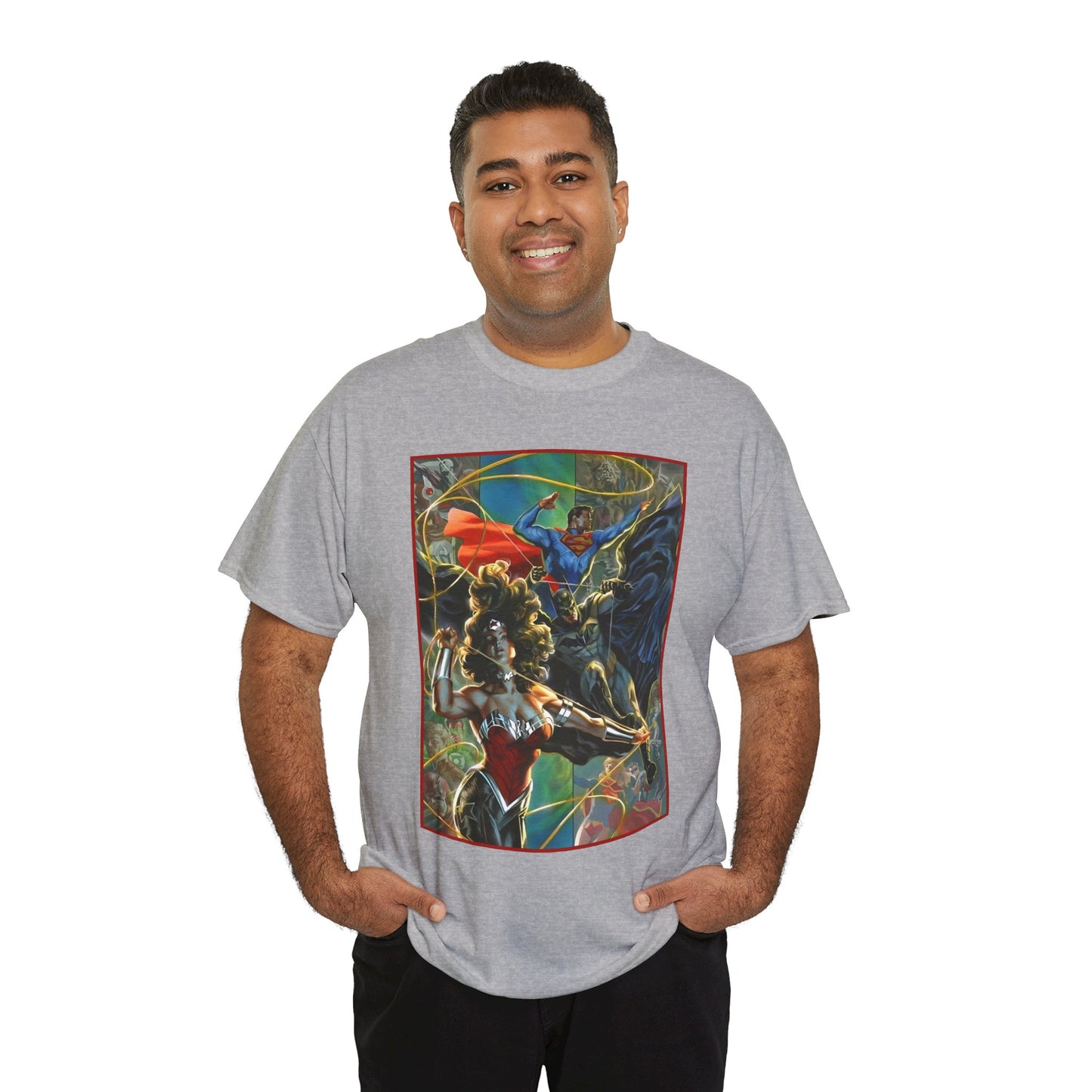 DC Trinity T-Shirt - Felipe Massafera Art - Batman, Wonder Woman, Superman - New 52 - DC Comics