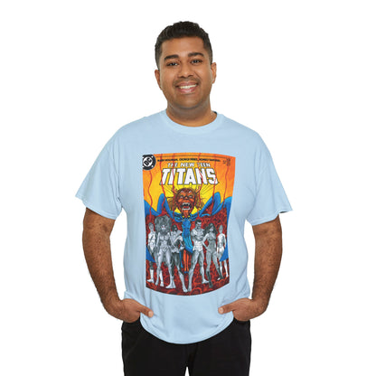 New Teen Titans #4 T-Shirt - George Perez Art - Trigon the Terrible - DC Comics