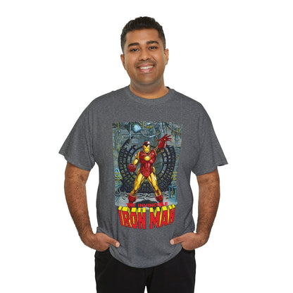 Iron Man T-Shirt - Bob Layton Art - Tony Stark Armor - Avengers Member & Leader - Marvel Comics