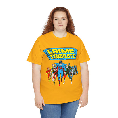 Crime Syndicate T-Shirt - Ultraman, Owlman, Superwoman, Power Ring, Johnny Quick - Earth 3 Justice League Villains - DC Comics