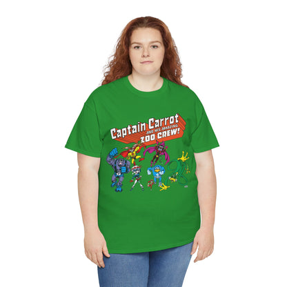 Captain Carrot & the Zoo Crew T-Shirt - 1980s Funny Animal Comic Series - DC Comics