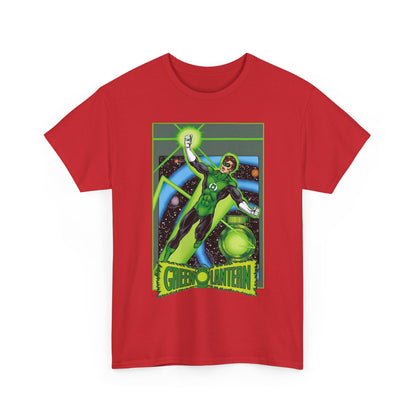Green Lantern T-Shirt - George Perez JLA Postcard Art - DC Comics - Hal Jordan - Sector 2814 - Justice League Member