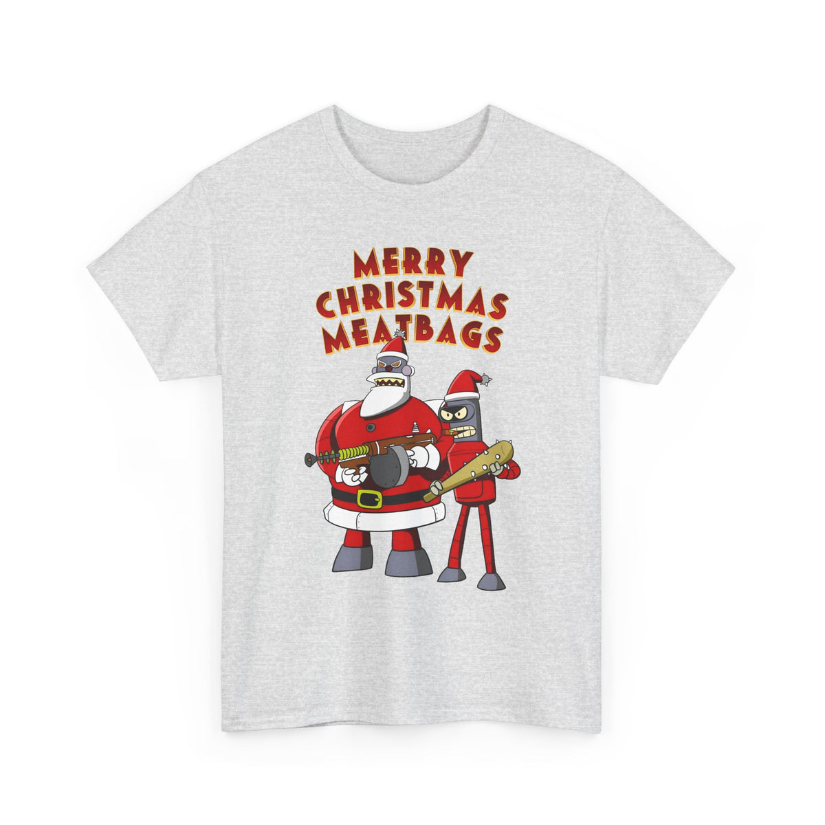 Robot Santa Claus & Bender Futurama Christmas T-Shirt