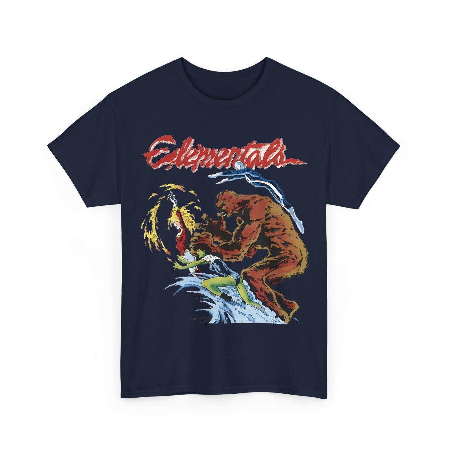 Elementals T-Shirt - Morningstar, Vortex, Fathom, Monolith - Comico Comics