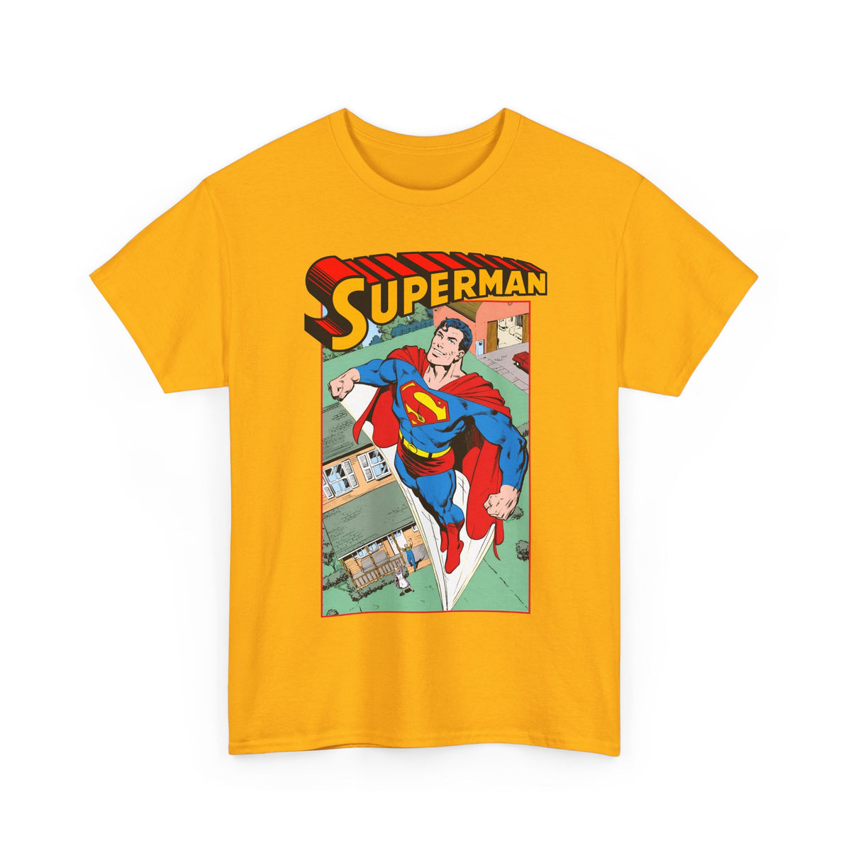 Superman T-Shirt - John Byrne Art - Man of Steel, Smallville - DC Comics